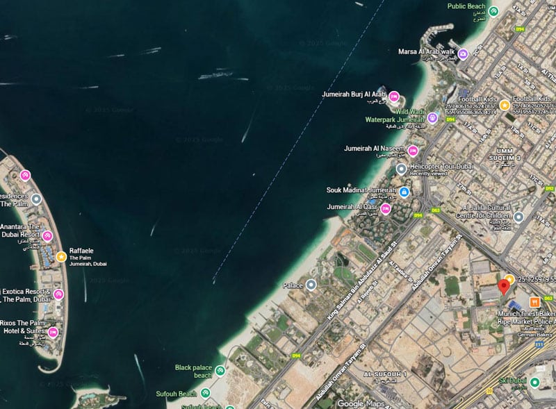 dubai police academy helipad map